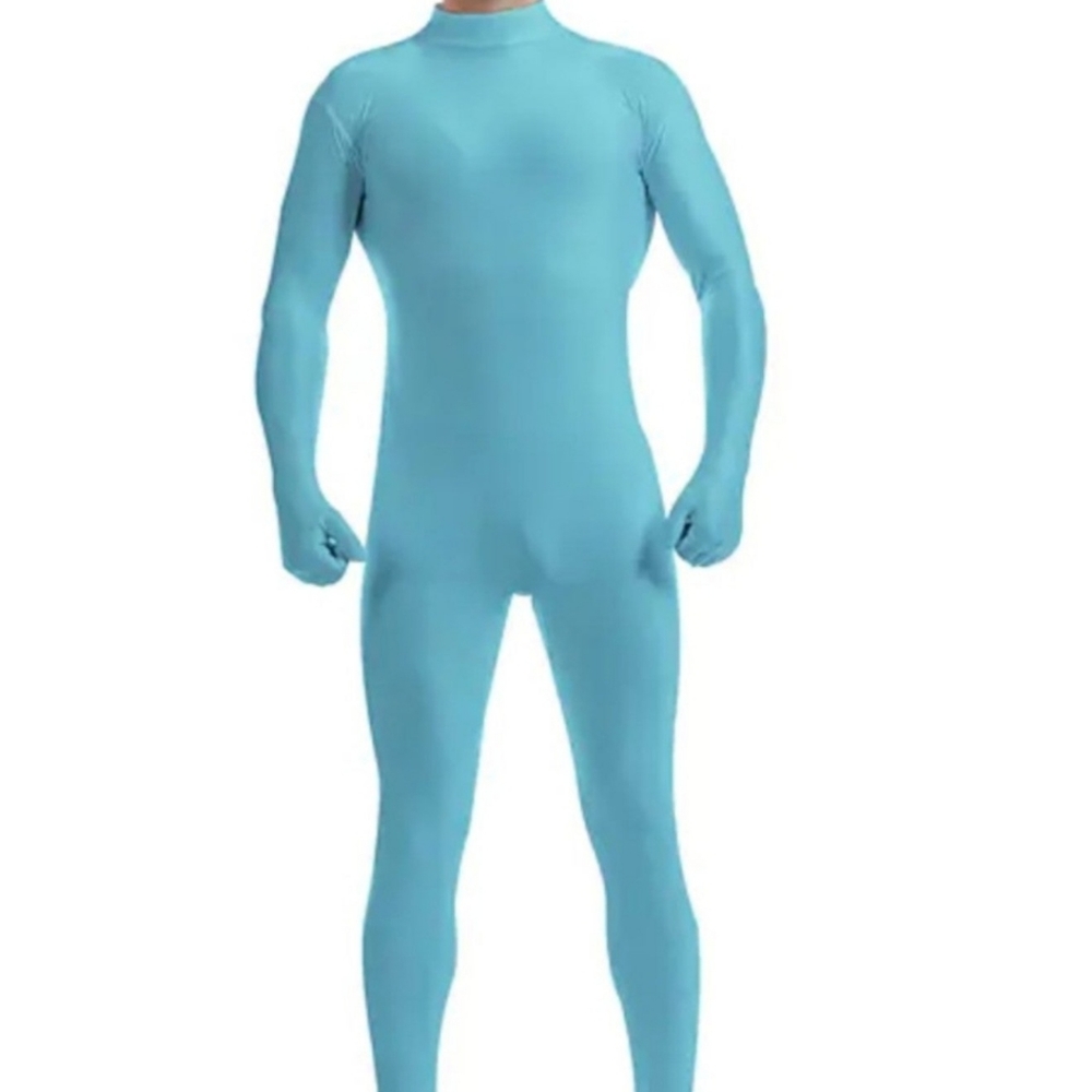 Light Blue / Turquoise Morph Suit / Zentai